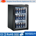 Compact Glass Door Fridge Small Cooler Showcase Chiller